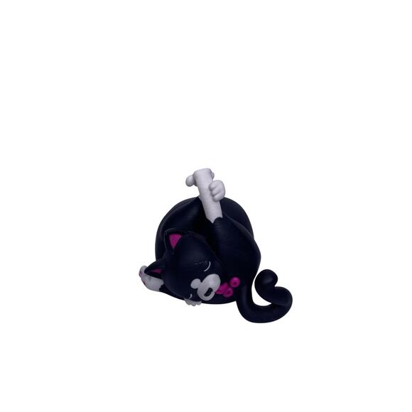 Funny 3D Printed Black Cat Figurine – Cute Novelty Cat Gift - Picture 4 of 8